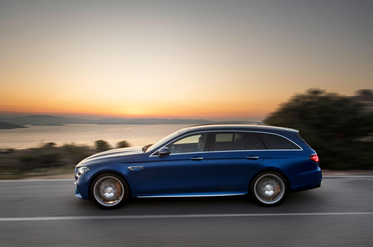2020 Mercedes-AMG E63 facelift - estate side 2020 Mercedes-AMG E63 facelift - estate side