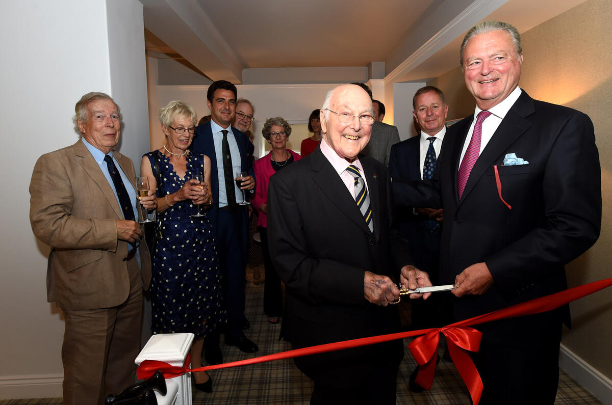 88 Murray Walker book extract 2021 ribbon cutting 88 Murray Walker book extract 2021 ribbon cutting
