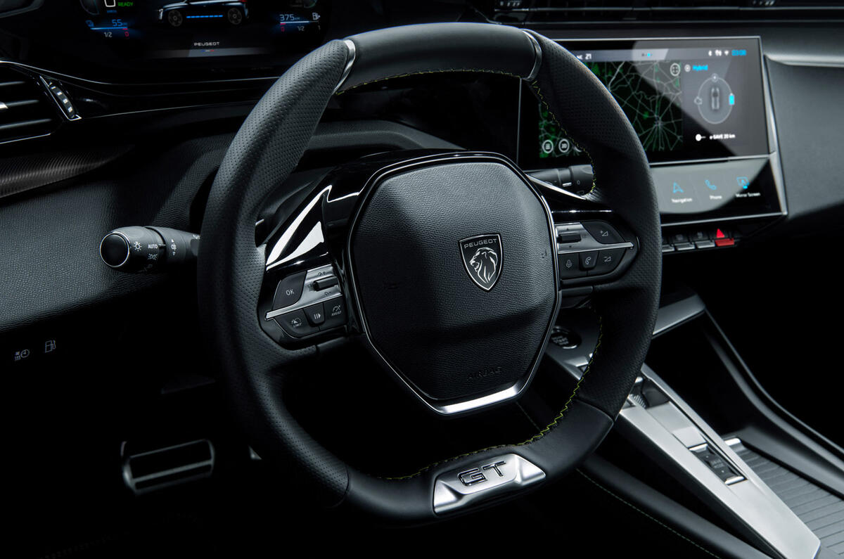 88 Peugeot 308 2021 official reveal images steering wheel 88 Peugeot 308 2021 official reveal images steering wheel