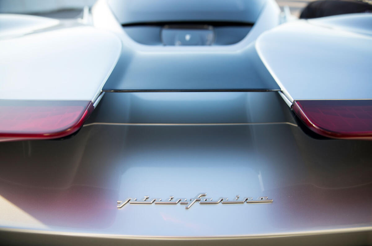Pininfarina Battista customer preview event - rear lights
