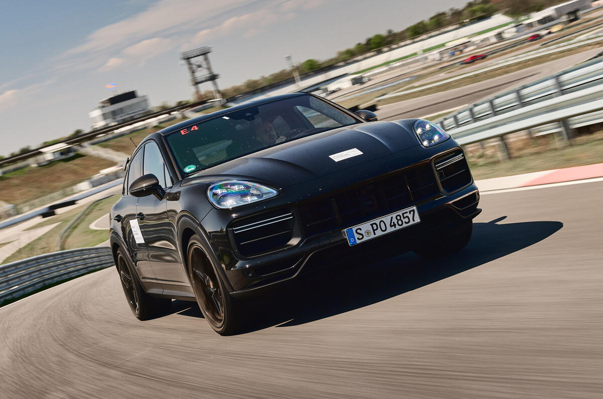 88 Porsche Cayene Turbo Coupe prototype 2022 track front