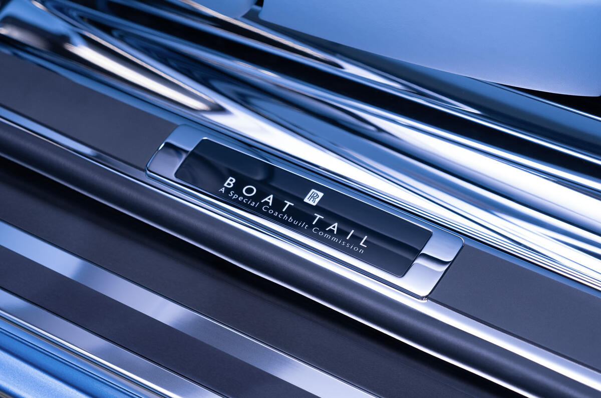 88 Rolls Royce Boat Tail 2021 official reveal plaque 88 Rolls Royce Boat Tail 2021 official reveal plaque