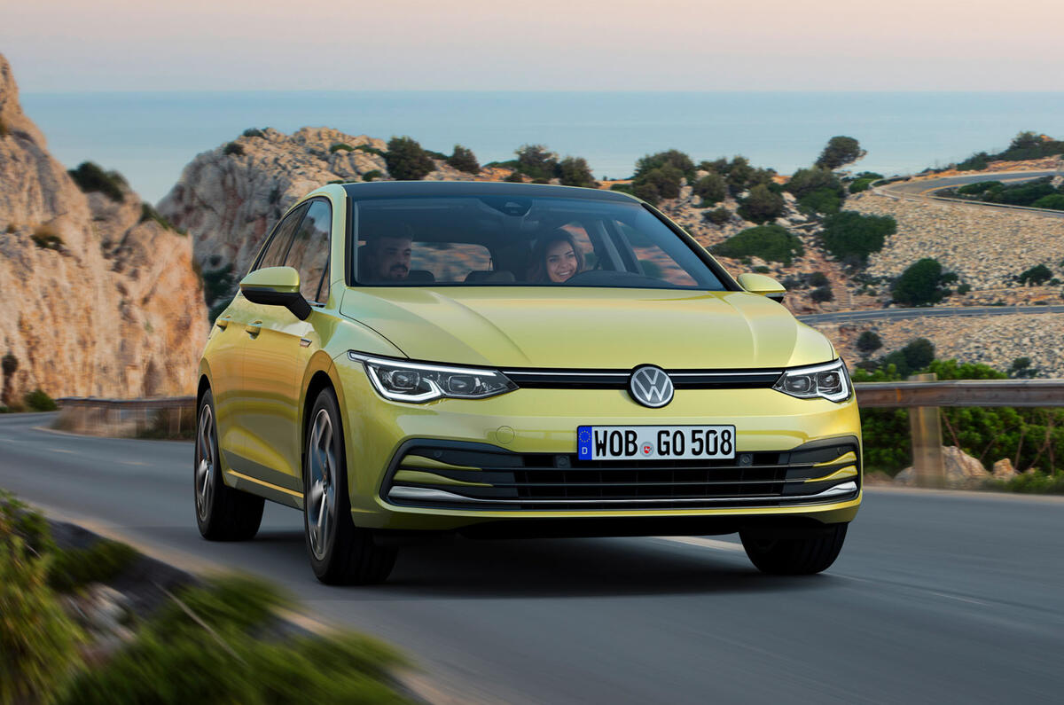 2020 Volkswagen Golf Mk8 official press - on the road front