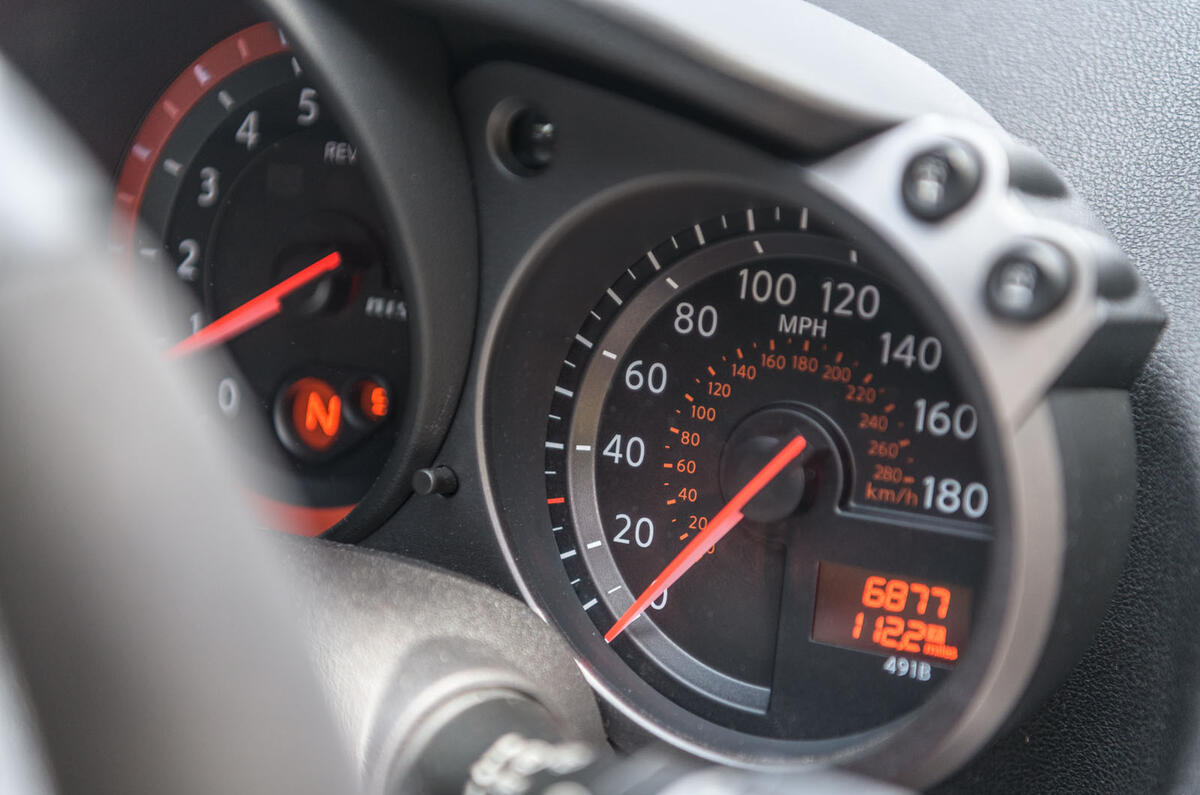 Naturally aspirated group test - Nissan 370Z Tacho