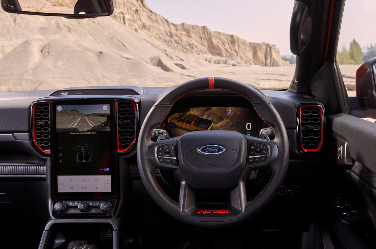 89 2022 Ford Ranger Raptor official reveal dashboard 89 2022 Ford Ranger Raptor official reveal dashboard