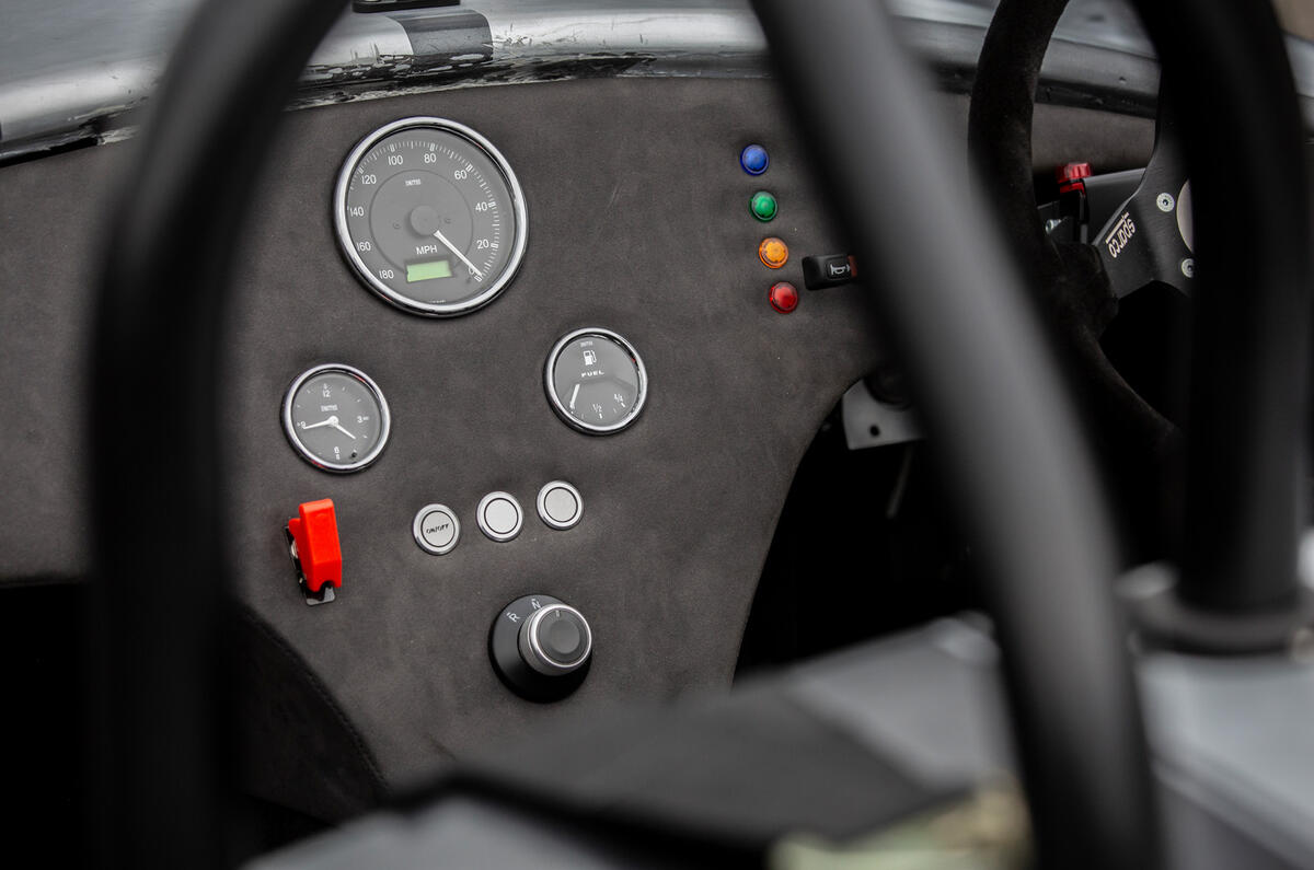 89 AVA Electric Cobra prototype feature dashboard