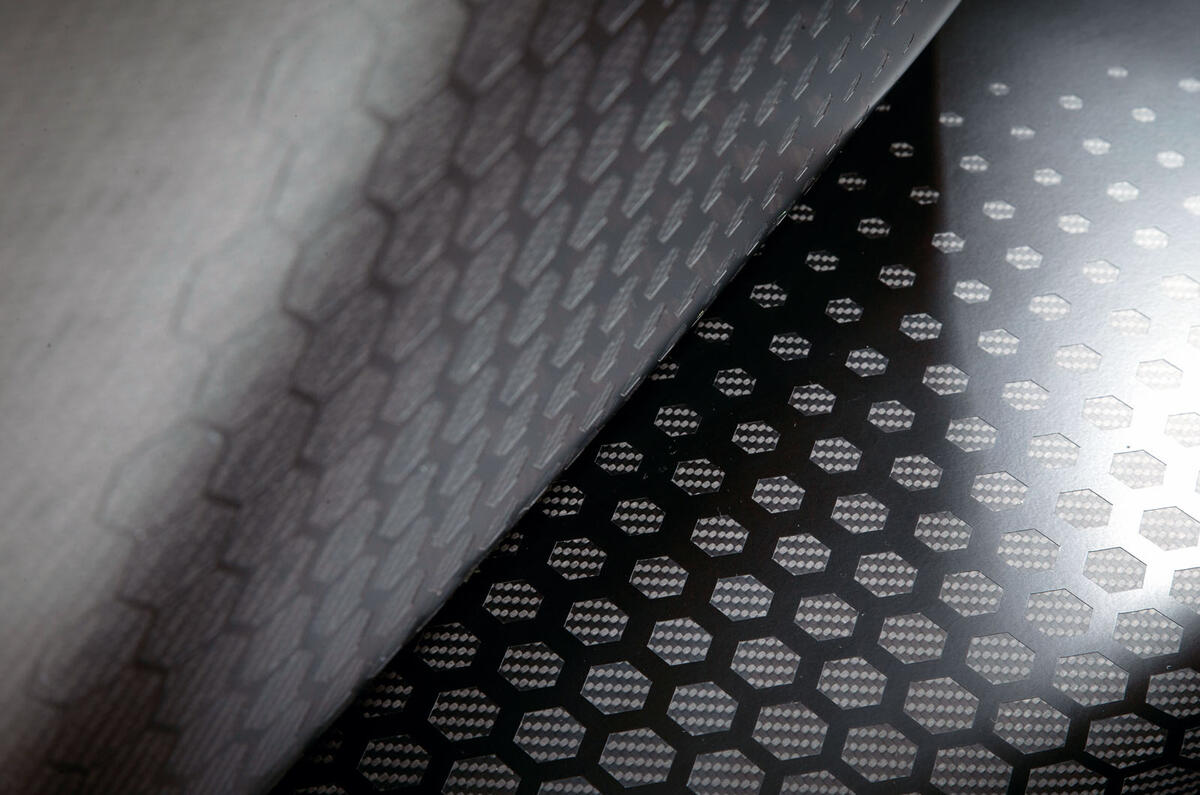 BAC Mono R carbonfibre feature - weave