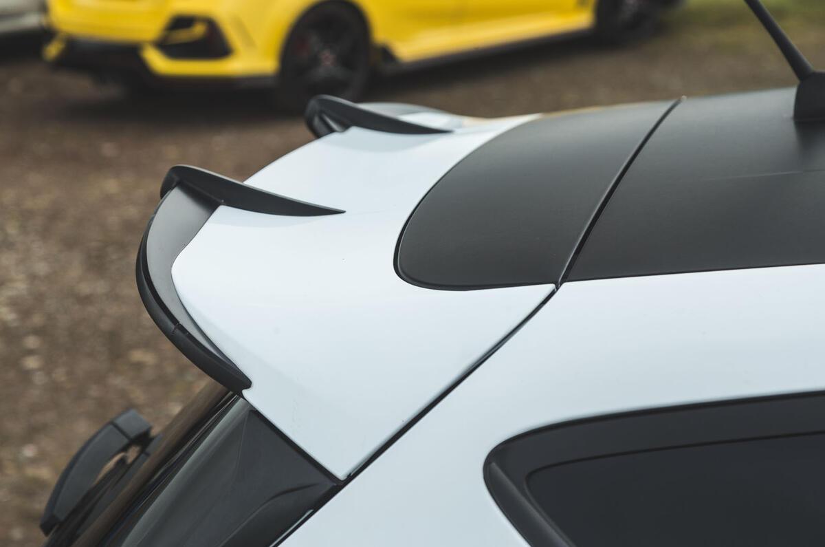 Britain's best affordable drivers car 2020 - Fiesta Mountune - rear spoiler Britain's best affordable drivers car 2020 - Fiesta Mountune - rear spoiler