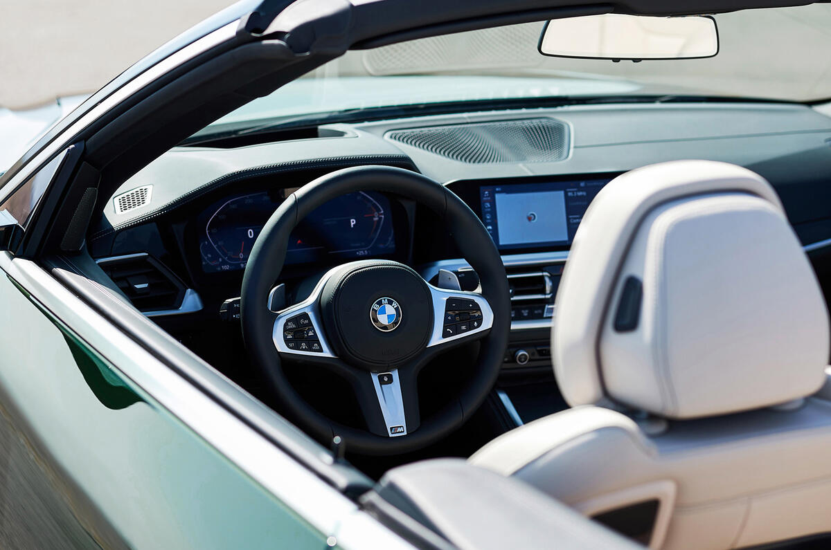 2021 BMW 4 Series Convertible official images - dashboard 2021 BMW 4 Series Convertible official images - dashboard