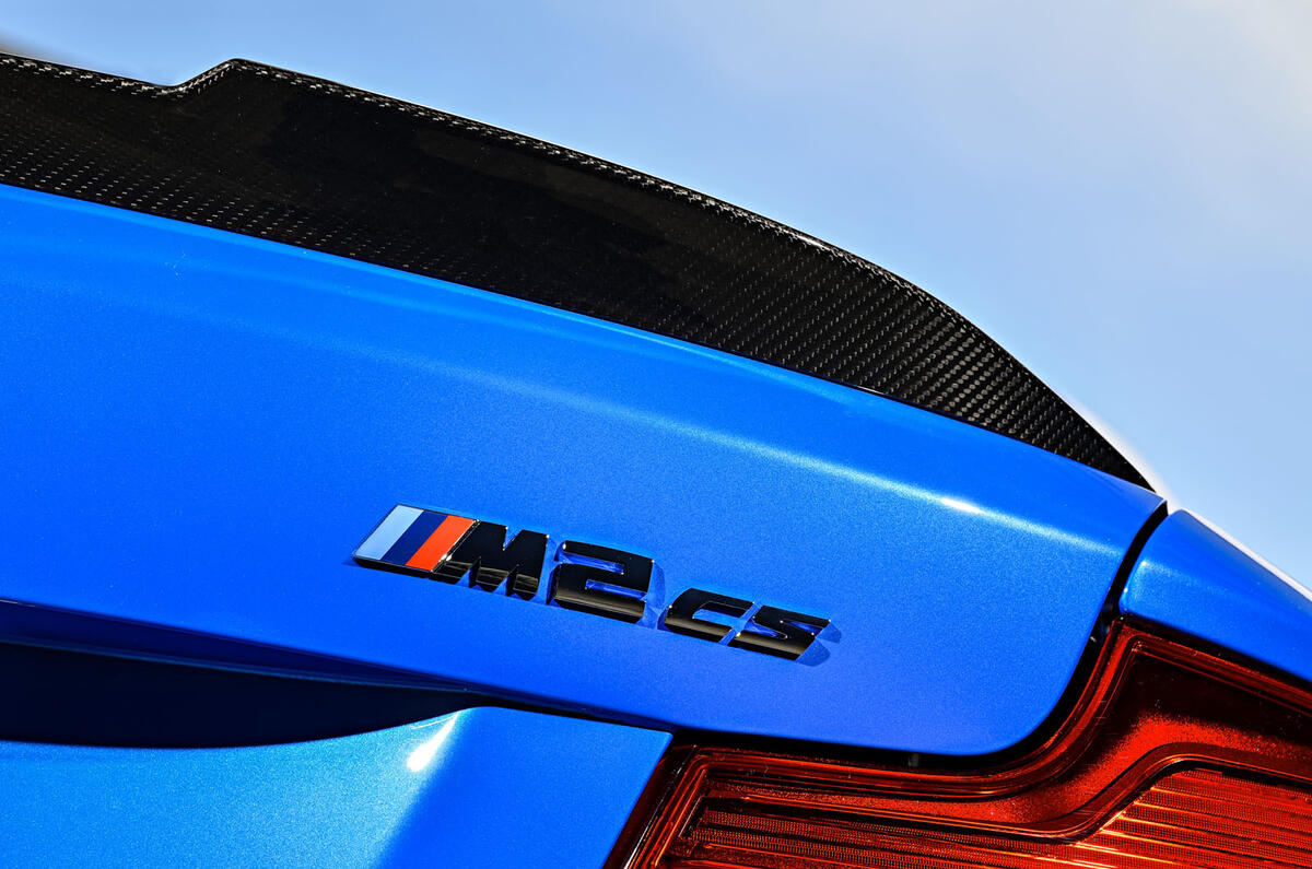 BMW CS 2020 official press images - rear badge
