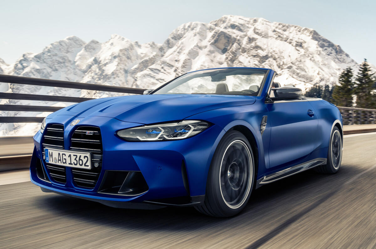 89 BMW M4 Convertible 2021 official reveal on road