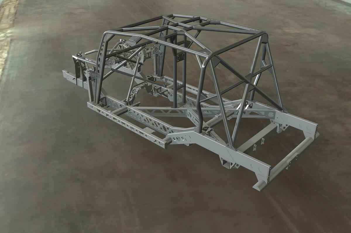 Bowler CSP 575 official reveal - chassis cage Bowler CSP 575 official reveal - chassis cage