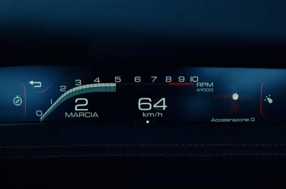 Ferrari F8 Tributo 2019 first ride review - digital instruments