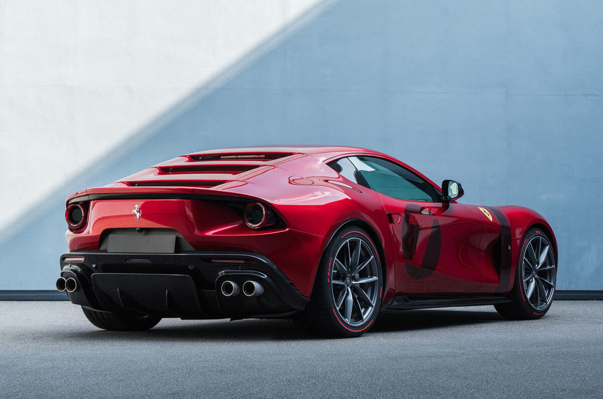 Ferrari Omologata official images - studio rear Ferrari Omologata official images - studio rear