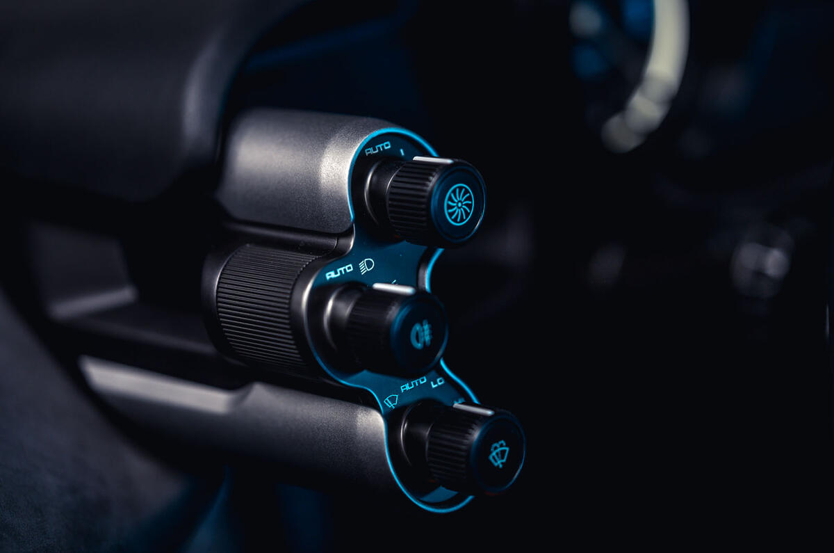 Gordon Murray T50 official reveal - controls Gordon Murray T50 official reveal - controls