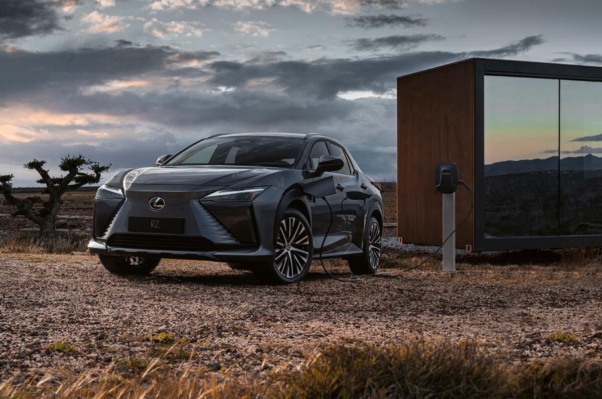 89 Lexus RZ 450e 2022 official reveal static front 89 Lexus RZ 450e 2022 official reveal static front