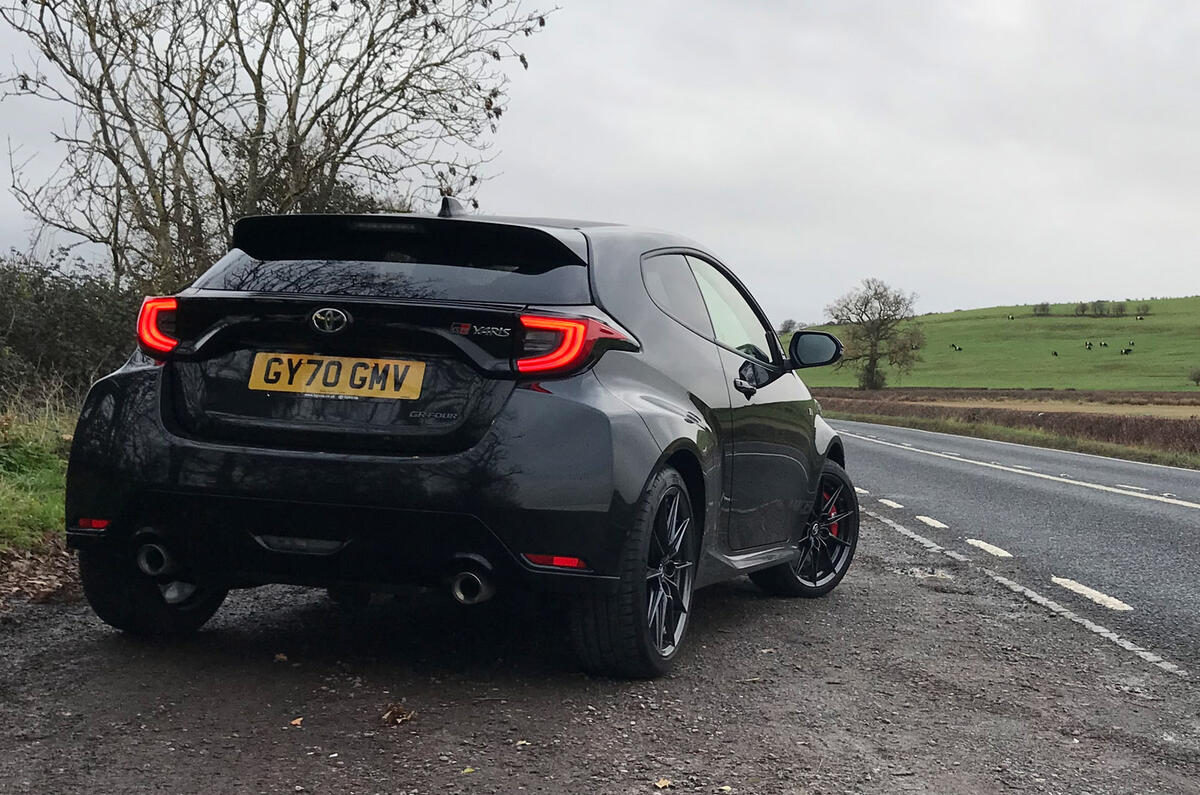 89 long term awards 2021 Toyota GR Yaris static rear