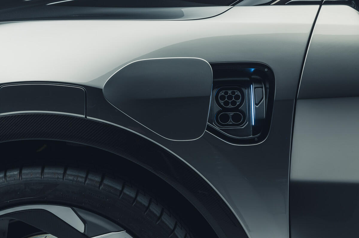 89 Lotus Eletre 2022 official reveal Autocar charging port 89 Lotus Eletre 2022 official reveal Autocar charging port