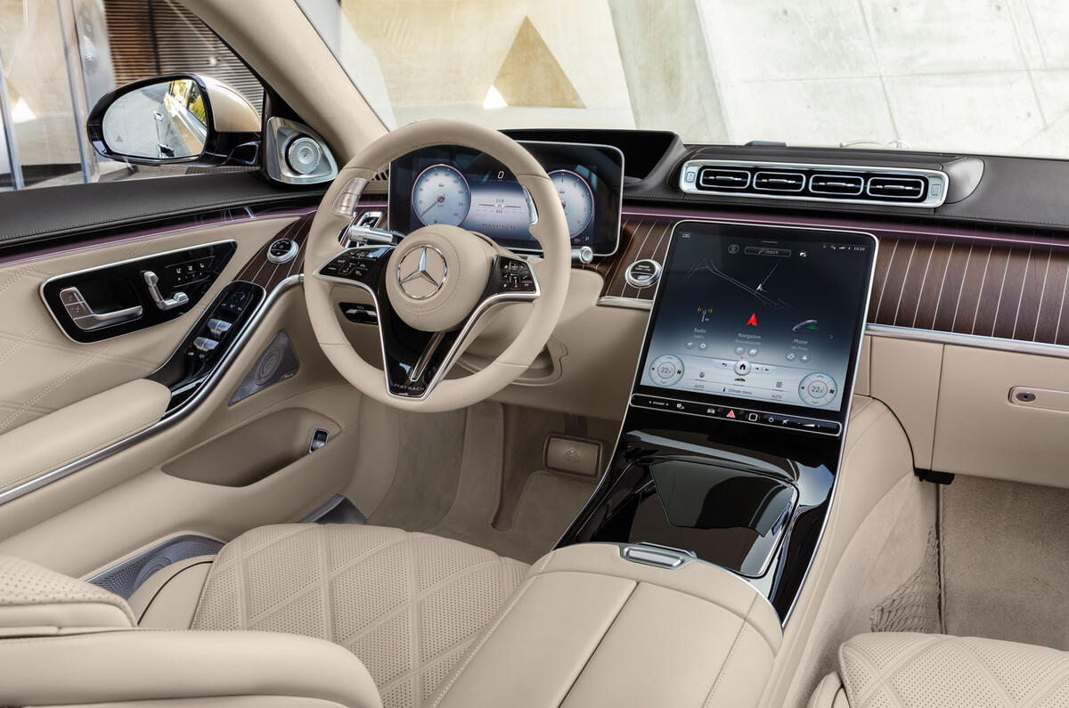2021 Mercedes-Maybach S-Class official images - dashboard