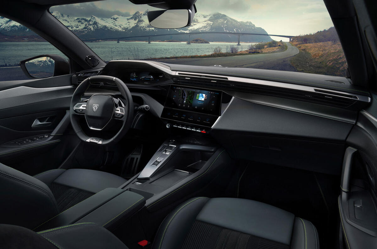 89 Peugeot 308 2021 official reveal images cabin 89 Peugeot 308 2021 official reveal images cabin