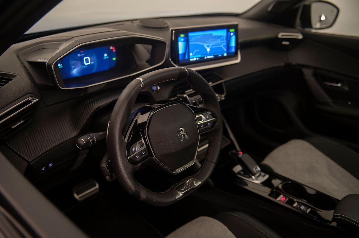 Peugeot e-2008 reveal studio - cabin