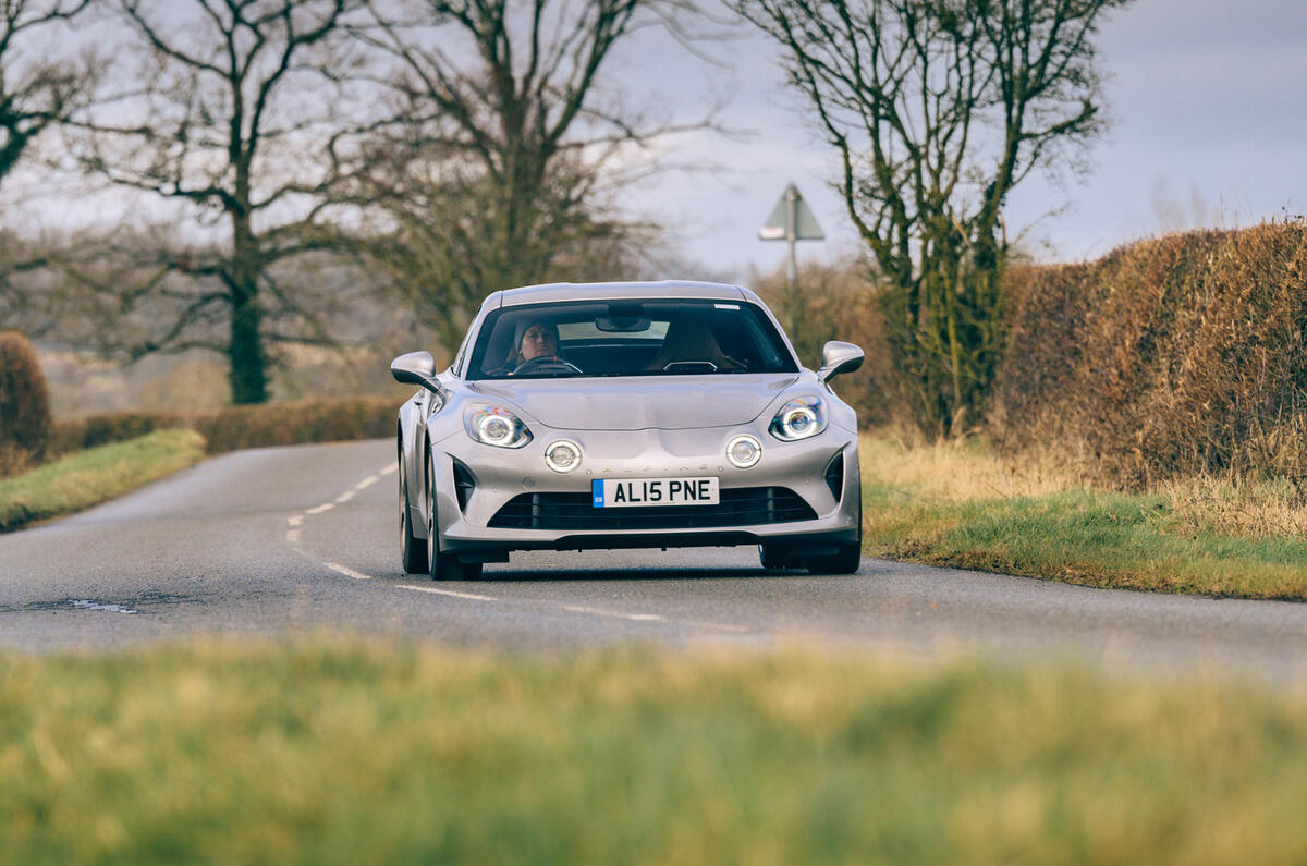89 road testers cars of 2021 Alpine A110 front