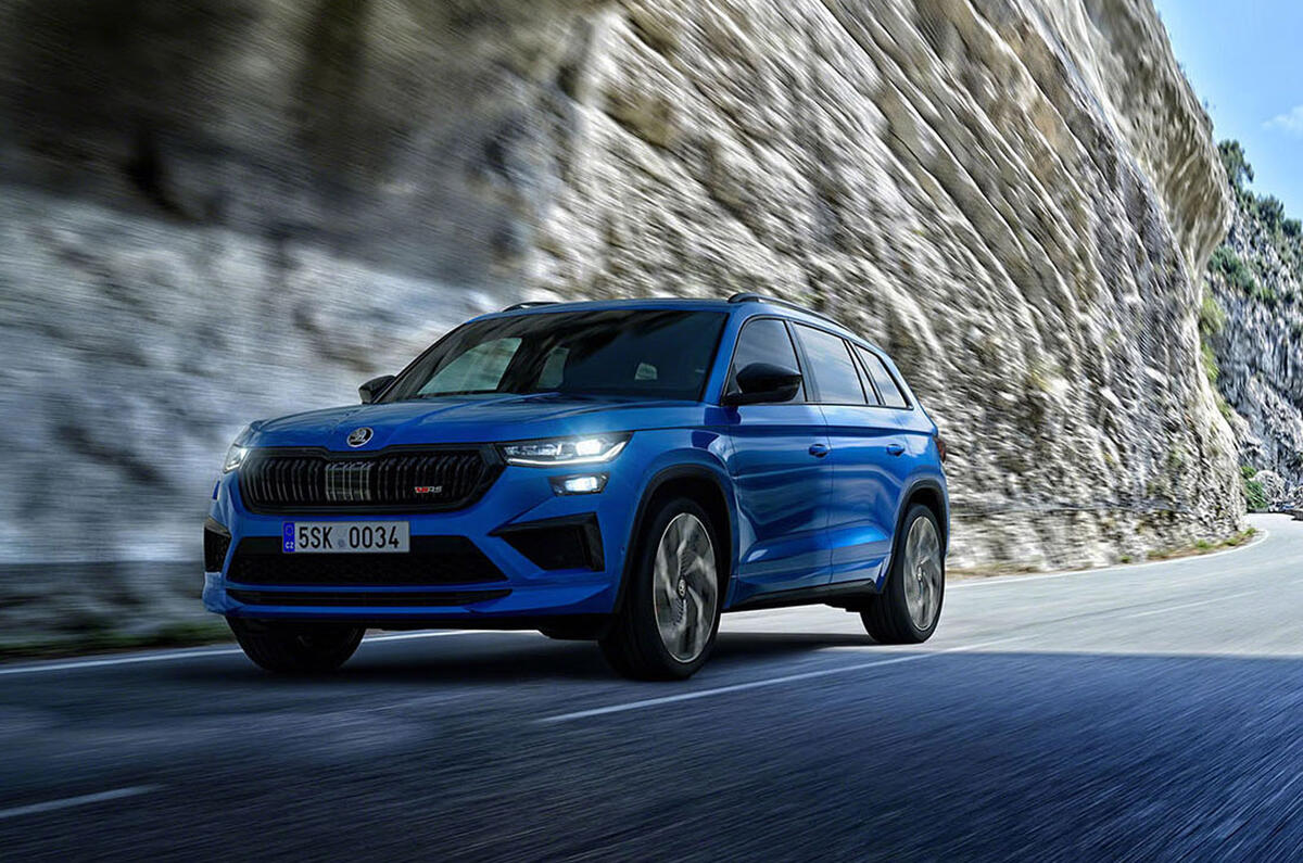 89 Skoda Kodiaq VRS 2021 official images cave