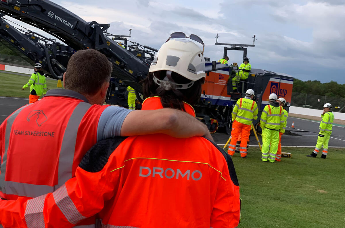 New Tarmac at Silverstone for 2019 - contractors