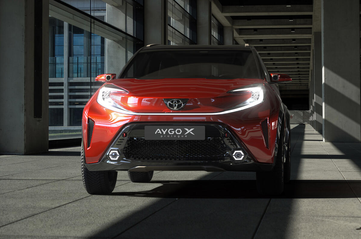 89 Toyota Aygo X Prologue 2021 concept official images nose 89 Toyota Aygo X Prologue 2021 concept official images nose