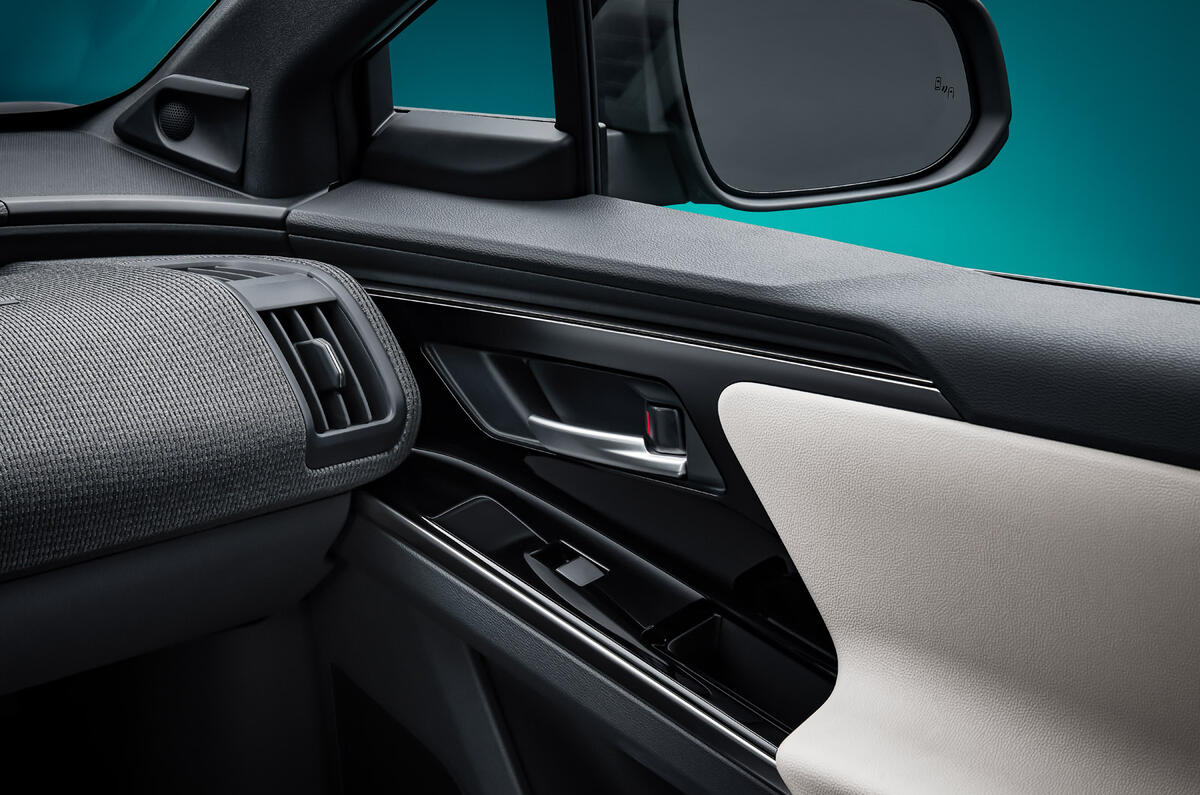 89 Toyota ZEV concept official reveal interior trim 89 Toyota ZEV concept official reveal interior trim
