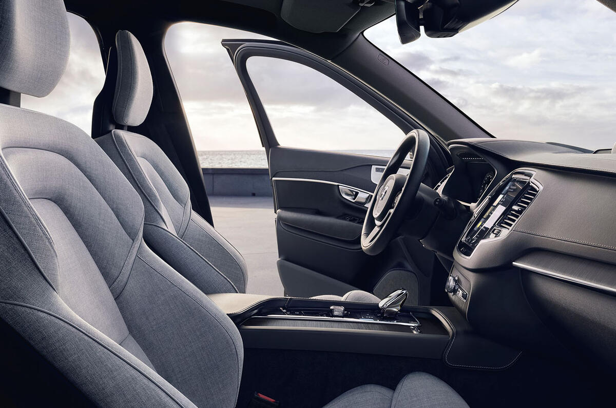 Volvo XC90 2019 refresh official press - interior