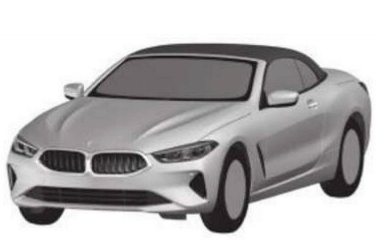 BMW 8 Series: patent pictures show convertible and Gran Coupe