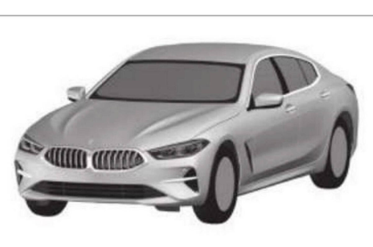 BMW 8 Series: patent pictures show convertible and Gran Coupe
