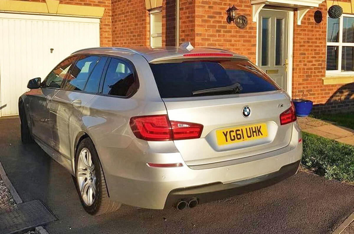 BMW 5 Series rear