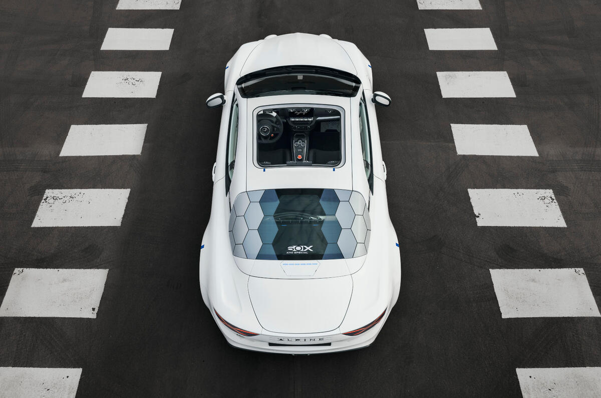 Alpine A110 E-Ternite Electric 2023 roof static runway Alpine A110 E-Ternite Electric 2023 roof static runway
