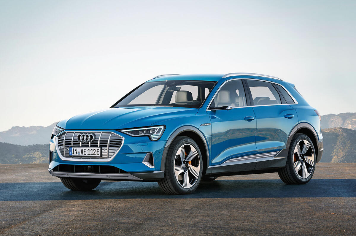 Audi E-tron 2019 official reveal static front
