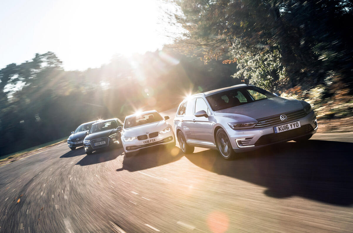 Hybrid cars - tracking front