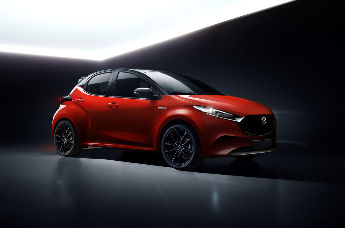 Mazda Yaris render Mazda Yaris render
