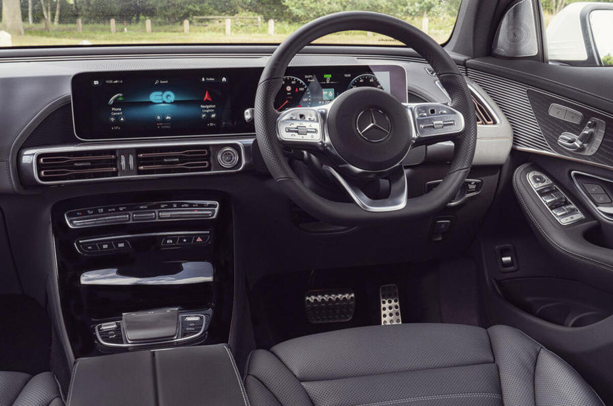 Mercedes-Benz EQC 400 2019 UK first drive review - interior