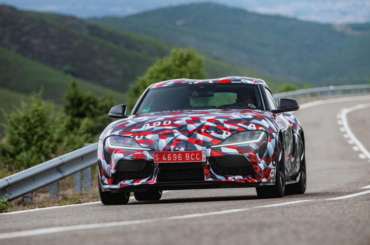 Toyota Supra prototype front