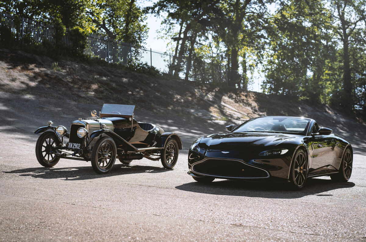 90 Aston Vantage Roadster A3 official reveal pair 90 Aston Vantage Roadster A3 official reveal pair