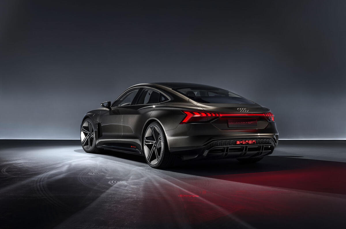 Audi E-tron GT concept static rear
