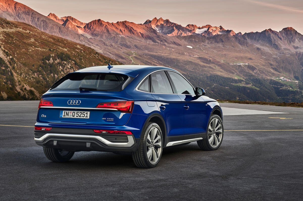 Audi Q5 Sportback 2020 official images - rear Audi Q5 Sportback 2020 official images - rear