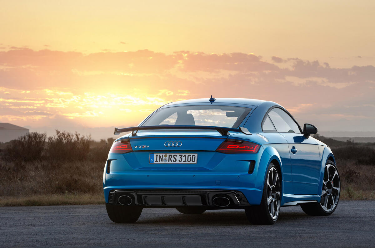 Audi TT RS 2019 facelift - official press images - static rear
