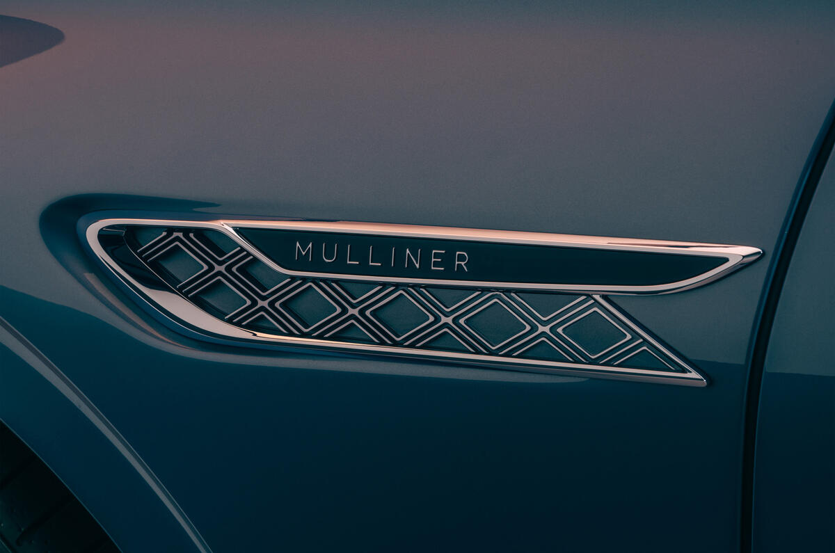 90 Bentley Flying Spur Mulliner official reveal decals