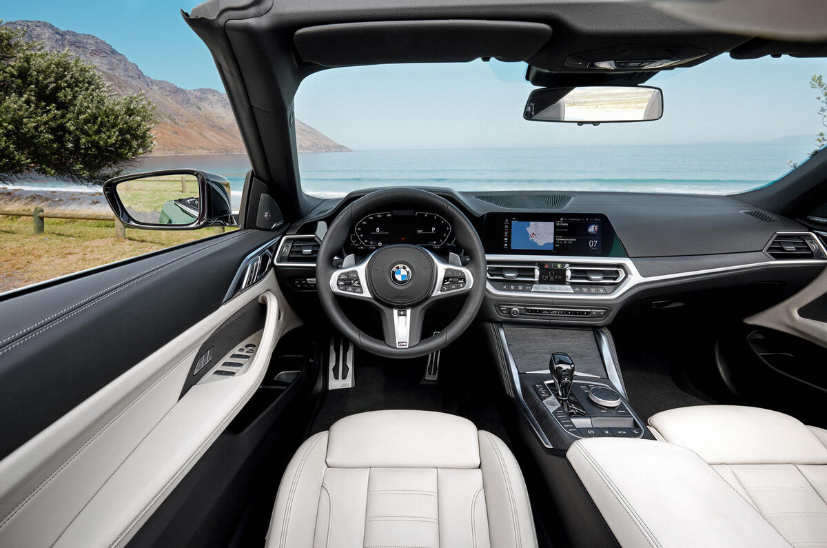 2021 BMW 4 Series Convertible official images - cabin 2021 BMW 4 Series Convertible official images - cabin