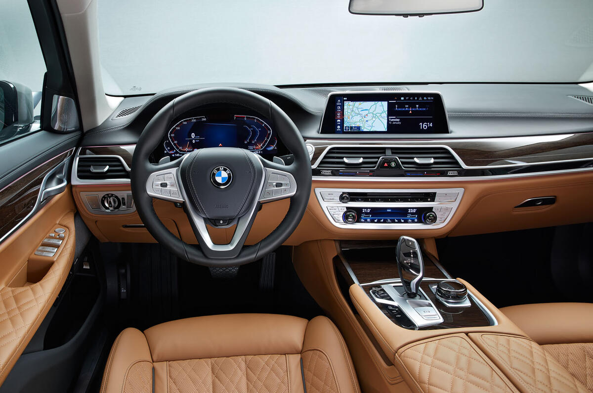 2019 BMW 7 Series official reveal - dashboard