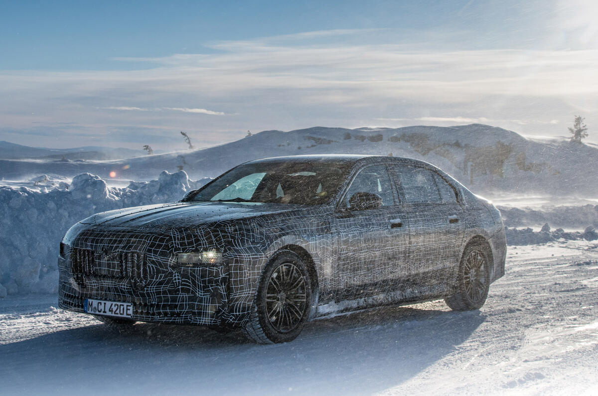 90 BMW i7 official winter testing 2021 static 90 BMW i7 official winter testing 2021 static