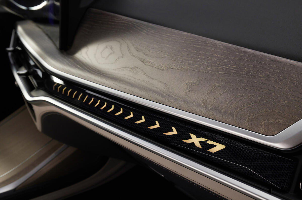 90 BMW X7 2022 facelift official images interior trim 90 BMW X7 2022 facelift official images interior trim