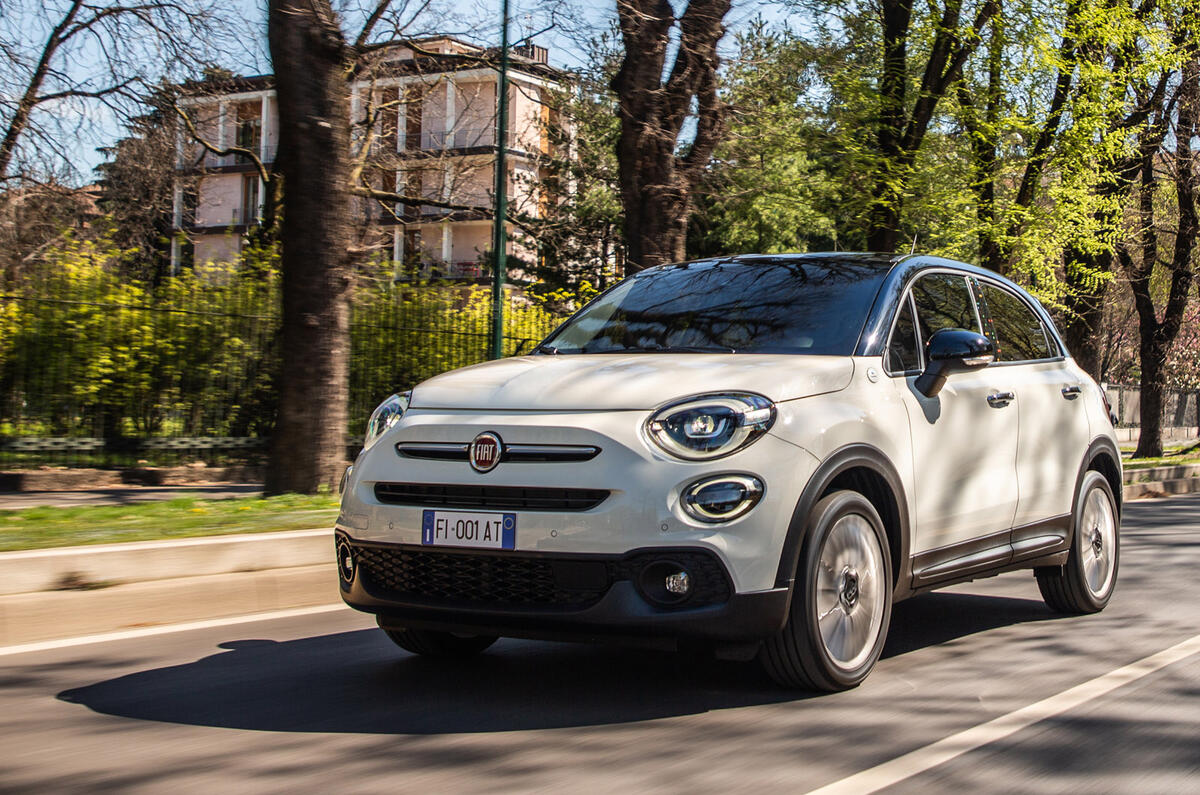 90 Fiat 500 Hey Google 500x tracking front